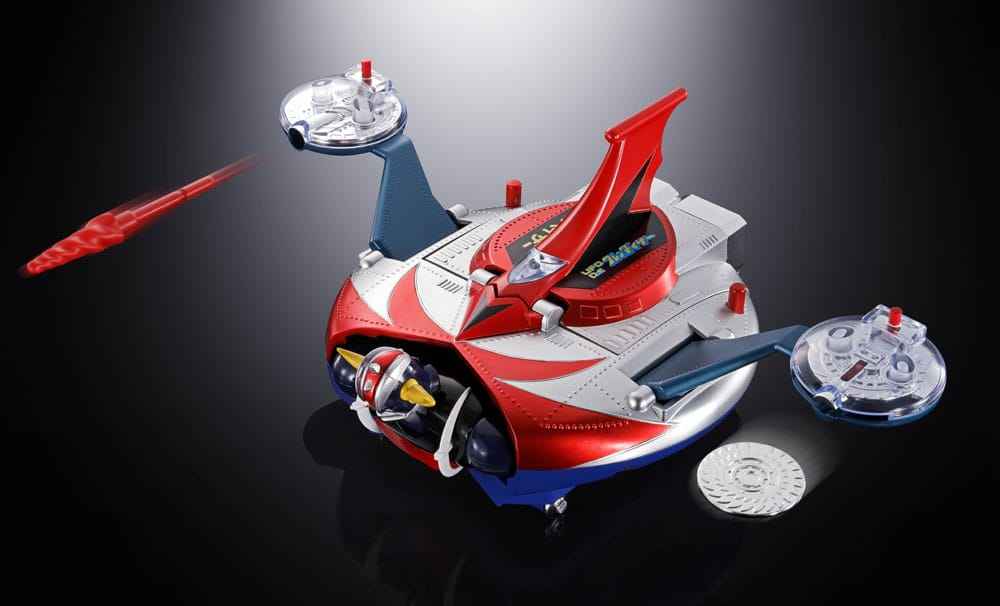 UFO Robo Grendizer Chogokin Actionfigur Deluxe Grendizer & UFO Spazer 14 cm