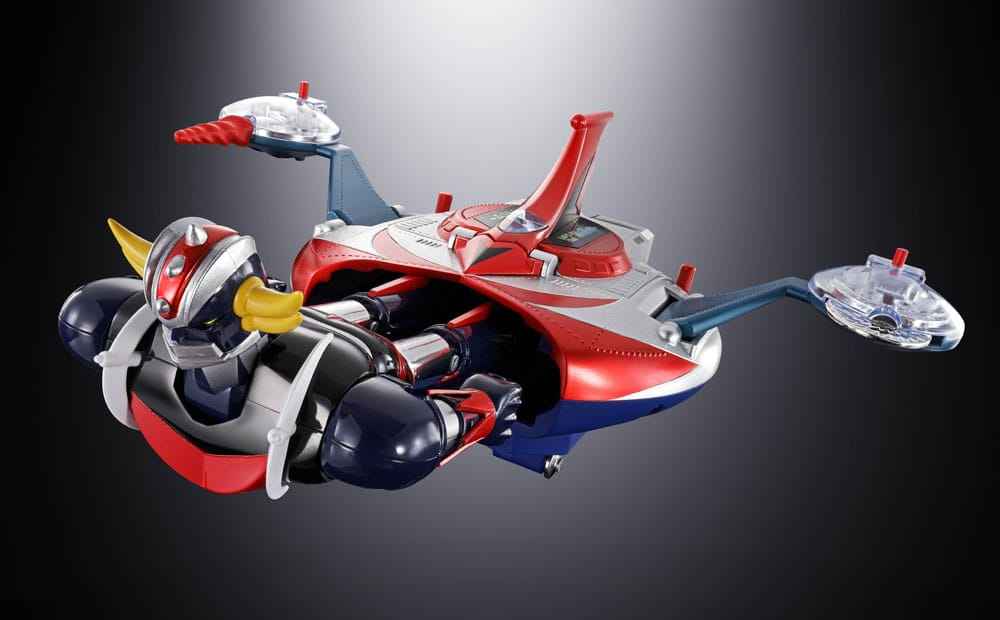 UFO Robo Grendizer Chogokin Actionfigur Deluxe Grendizer & UFO Spazer 14 cm