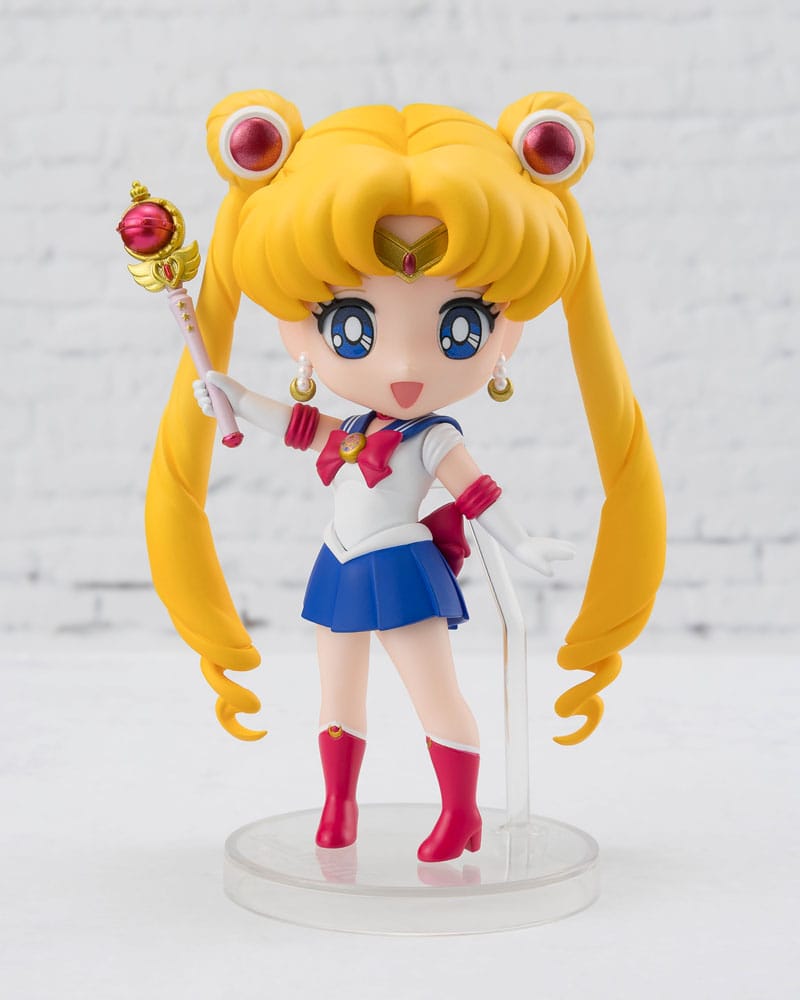 Pretty Guardian Sailor Moon R Figuarts mini Action Figur Sailor Moon Crystal Star Compact Edition 9 cm Bandai Tamashii Nations
