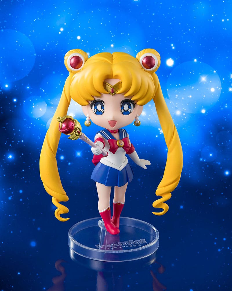 Pretty Guardian Sailor Moon R Figuarts mini Action Figur Sailor Moon Crystal Star Compact Edition 9 cm Bandai Tamashii Nations