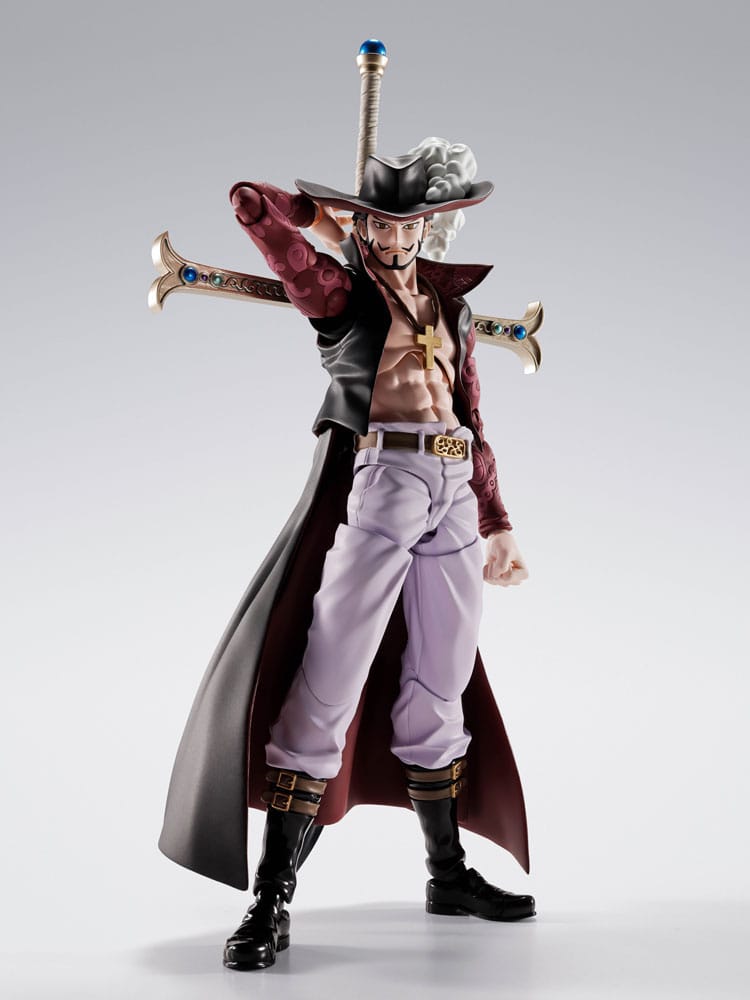 One Piece S.H.Figuarts Action Figur Dracule Mihawk Hawkeye 17 cm Bandai Tamashii Nations