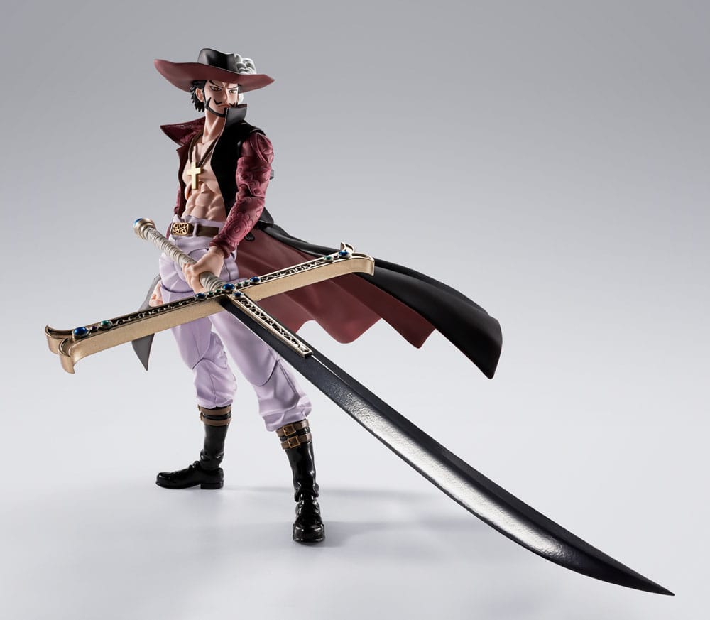 One Piece S.H.Figuarts Action Figur Dracule Mihawk Hawkeye 17 cm Bandai Tamashii Nations