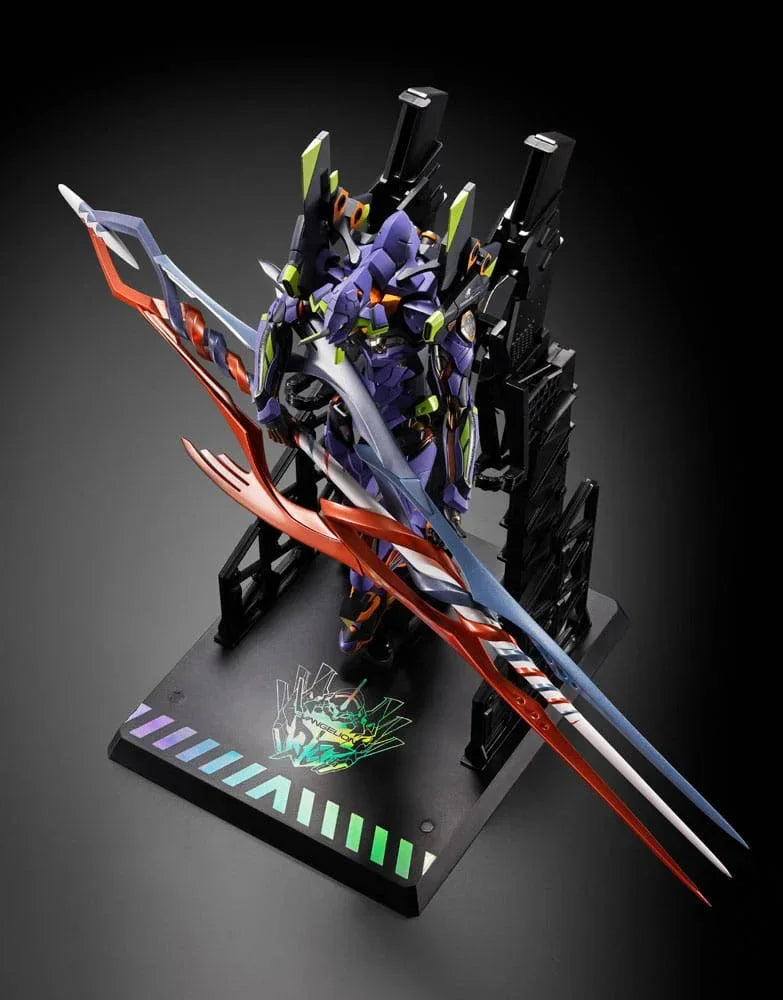 Neon Genesis Evangelion Metal Build Action Figur Eva Test Type-01 30th med Spear of Gaius - 22 cm Bandai Tamashii Nations