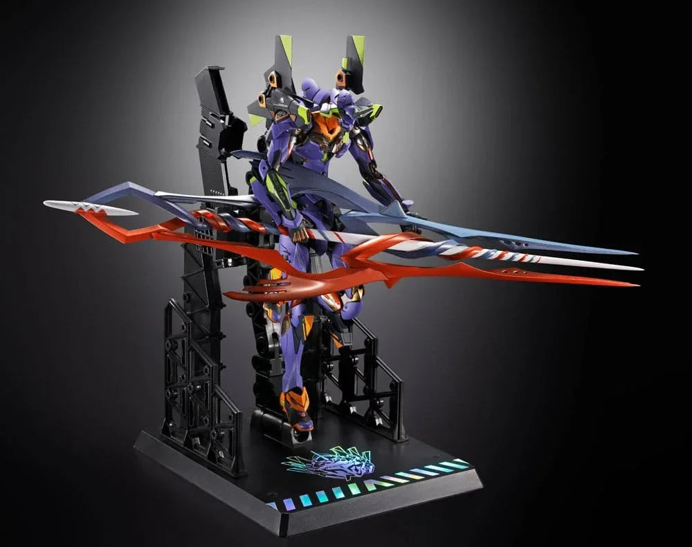 Neon Genesis Evangelion Metal Build Action Figur Eva Test Type-01 30th med Spear of Gaius - 22 cm Bandai Tamashii Nations