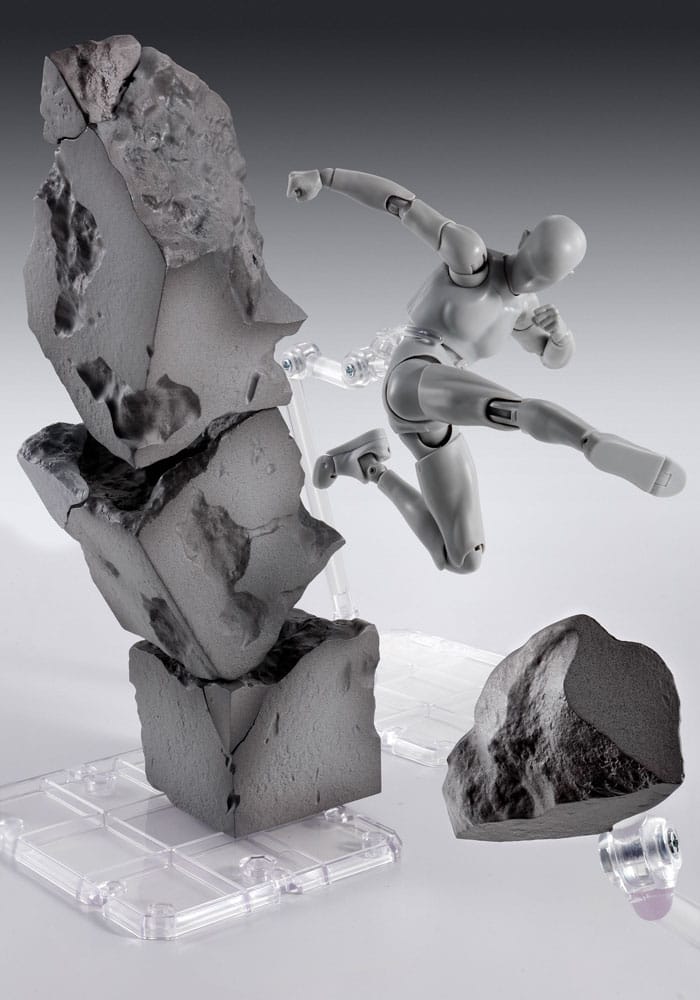 Tamashii Effect Action Figur Tillbehör Concrete Crash för S.H.Figuarts Bandai Tamashii Nations