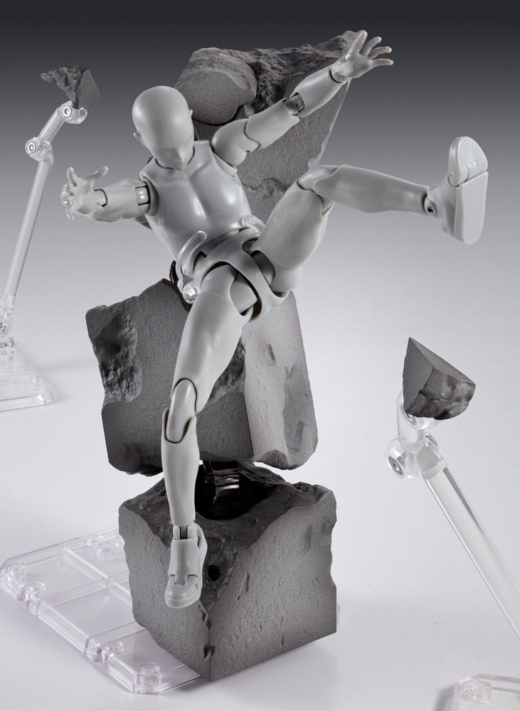 Tamashii Effect Action Figur Tillbehör Concrete Crash för S.H.Figuarts Bandai Tamashii Nations