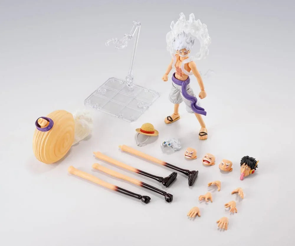 One Piece S.H.Figuarts Actionfigur Monkey D. Luffy Gear 5 -Future Island Egghead- 15 cm Bandai Tamashii Nations