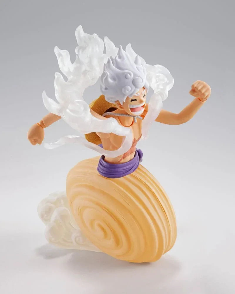 One Piece S.H.Figuarts Actionfigur Monkey D. Luffy Gear 5 -Future Island Egghead- 15 cm Bandai Tamashii Nations