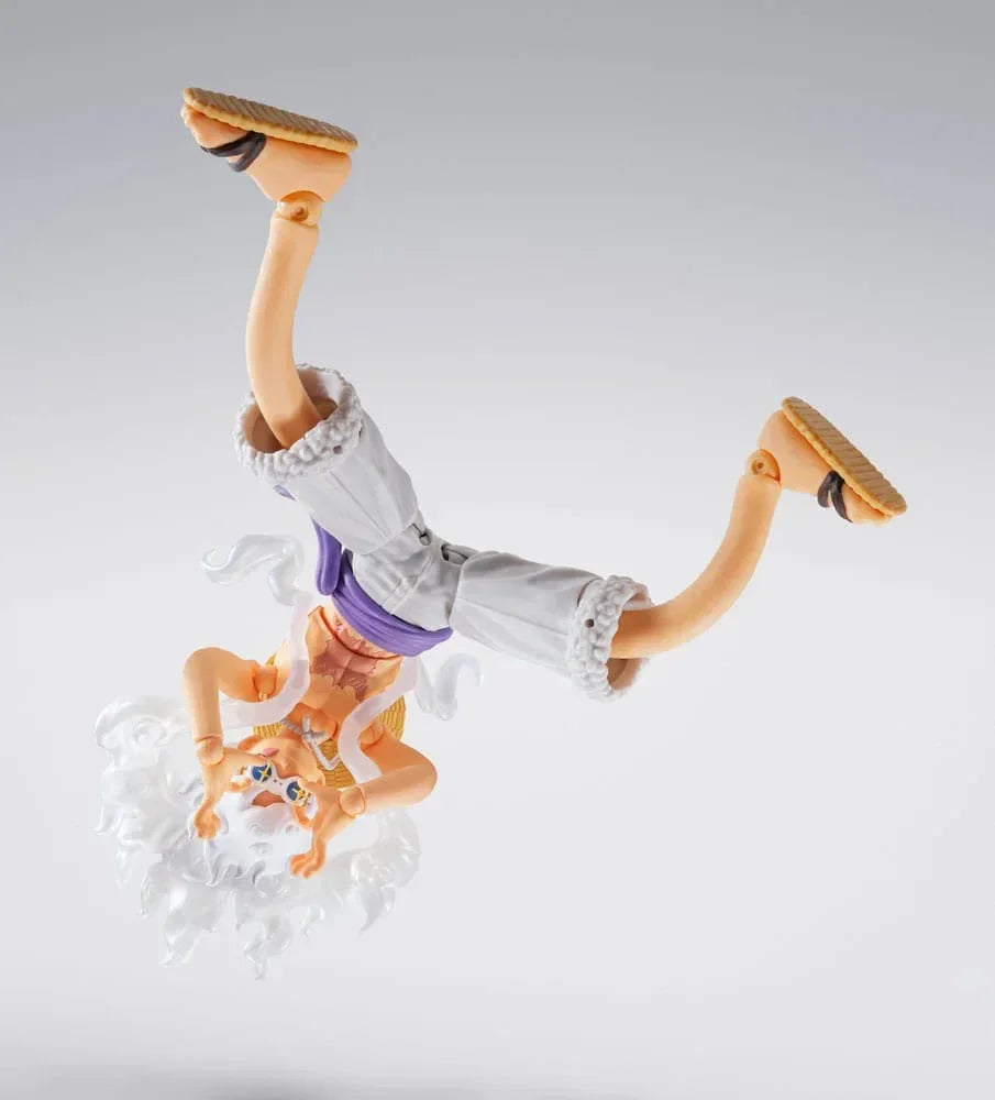 One Piece S.H.Figuarts Actionfigur Monkey D. Luffy Gear 5 -Future Island Egghead- 15 cm Bandai Tamashii Nations