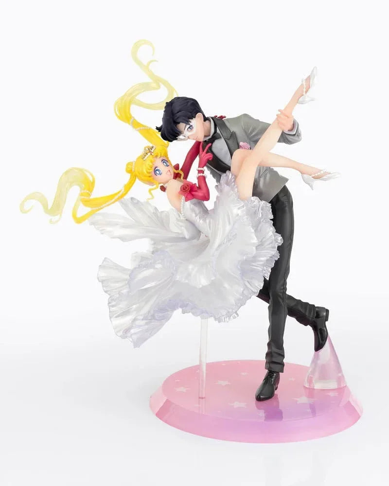 Sailor Moon FiguartsZERO Chouette PVC Figur Usagi & Tuxedo Mask Moonlight Glow Edition 24 cm Bandai Tamashii Nations
