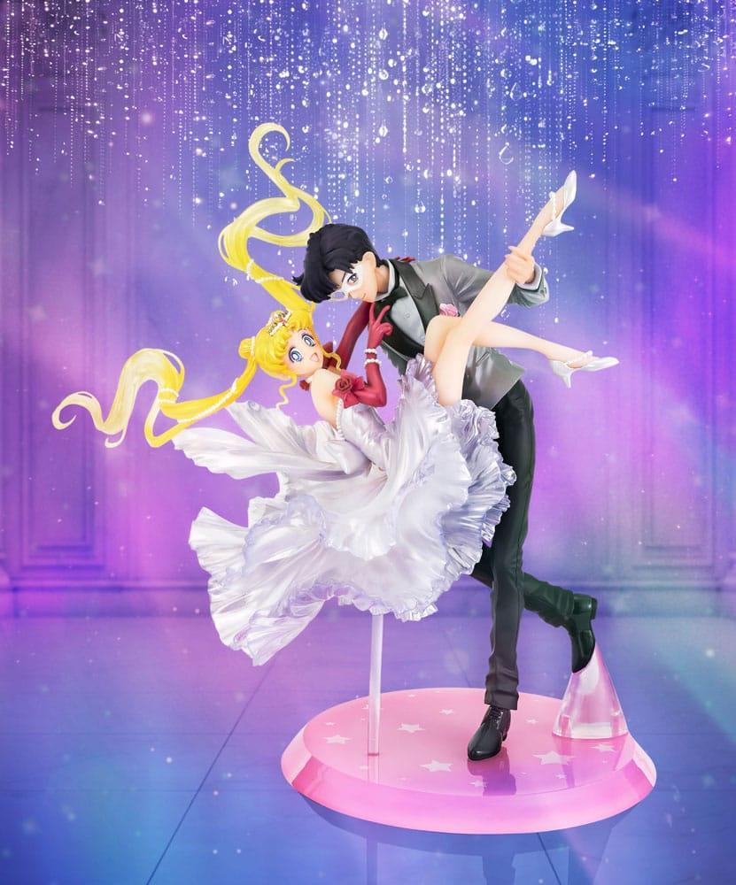 Sailor Moon FiguartsZERO Chouette PVC Figur Usagi & Tuxedo Mask Moonlight Glow Edition 24 cm Bandai Tamashii Nations