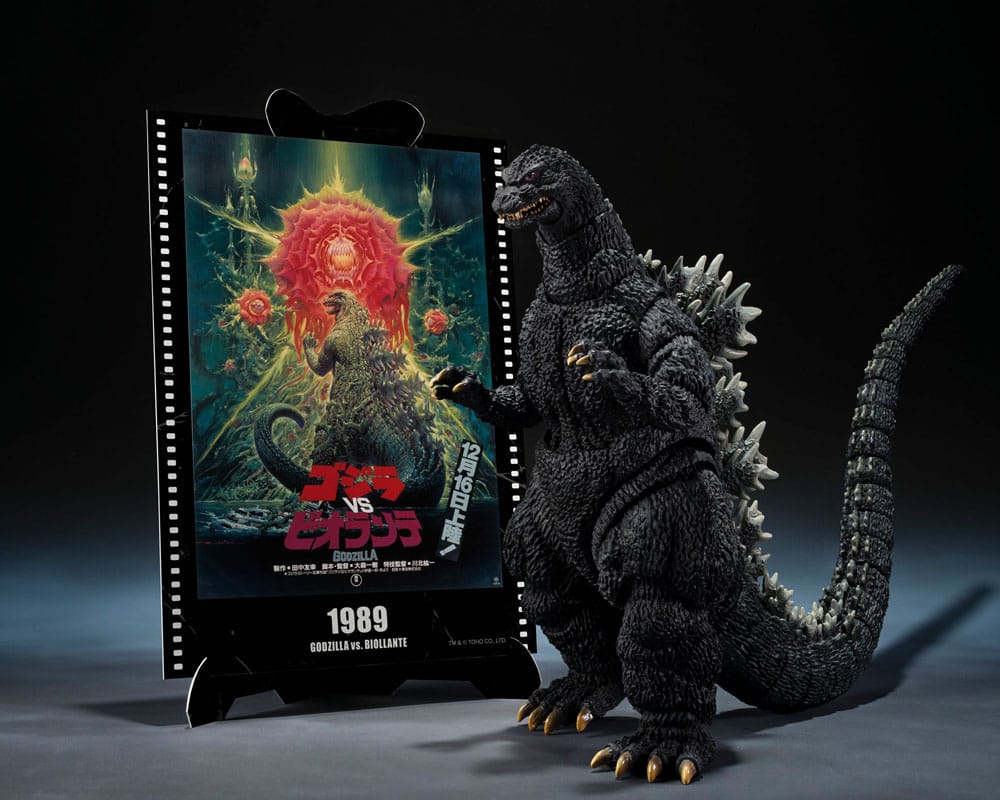 Godzilla (1989) S.H. Monster Arts Action Figur - Godzilla vs. Biollante Movie Graphic Plus 16 cm Bandai Tamashii Nations