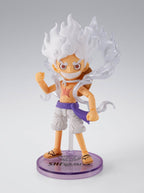 One Piece World Collectable Figures x S.H. Figuarts Actionfigur Monkey D. Luffy Gear 5 - 8 cm Bandai Tamashii Nations