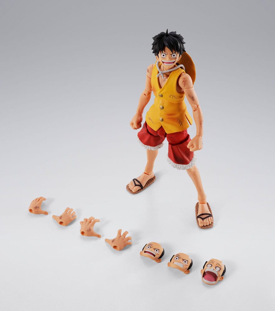 One Piece S.H.Figuarts Action Figur Monkey D. Luffy Marineford 15 cm Bandai Tamashii Nations