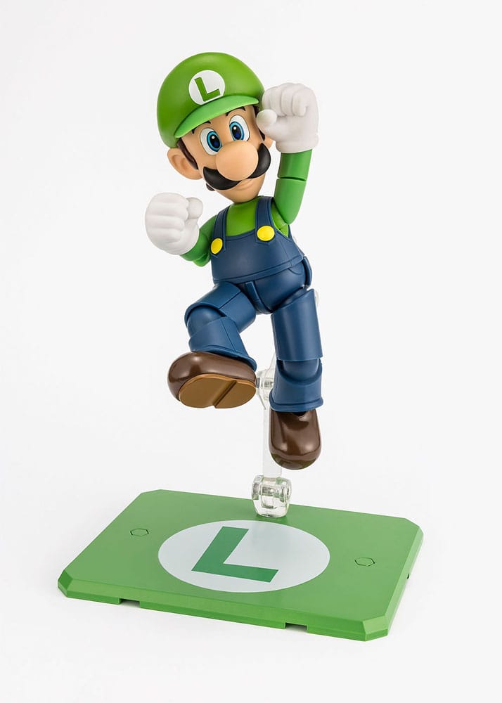 Super Mario S.H. Figuarts Action Figur Luigi 11 cm Bandai Tamashii Nations