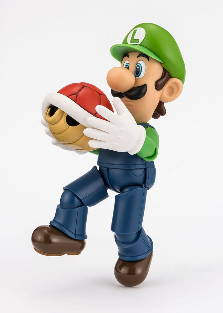 Super Mario S.H. Figuarts Action Figur Luigi 11 cm Bandai Tamashii Nations
