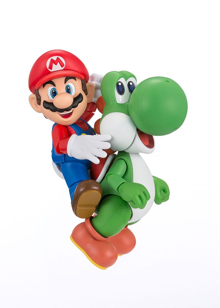 Super Mario S.H. Figuarts Action Figur Yoshi 11 cm Bandai Tamashii Nations