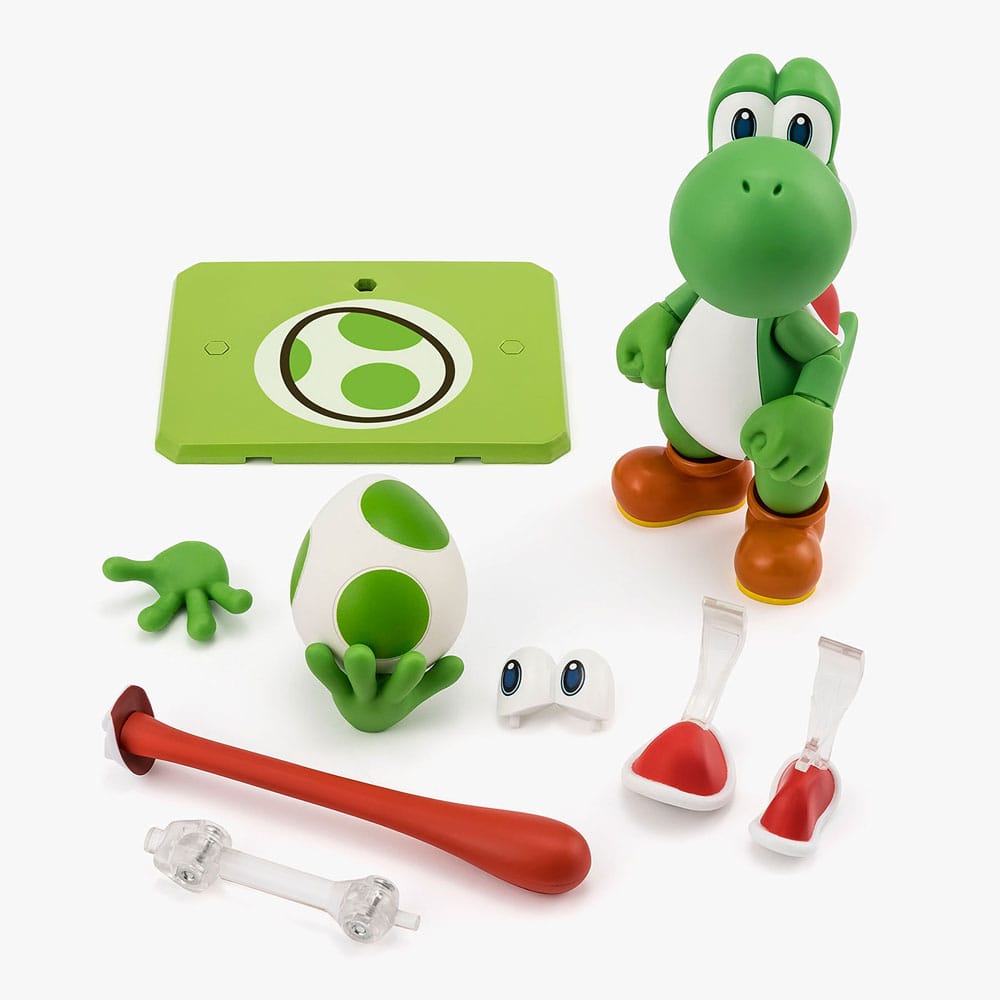 Super Mario S.H. Figuarts Action Figur Yoshi 11 cm Bandai Tamashii Nations