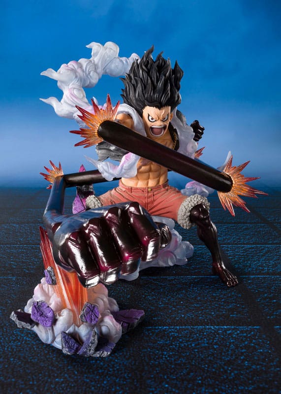 One Piece Figuarts ZERO Extra Battle PVC Figur Monkey D. Luffy Gear 4 Snake Man King Cobra 21 cm Bandai Tamashii Nations