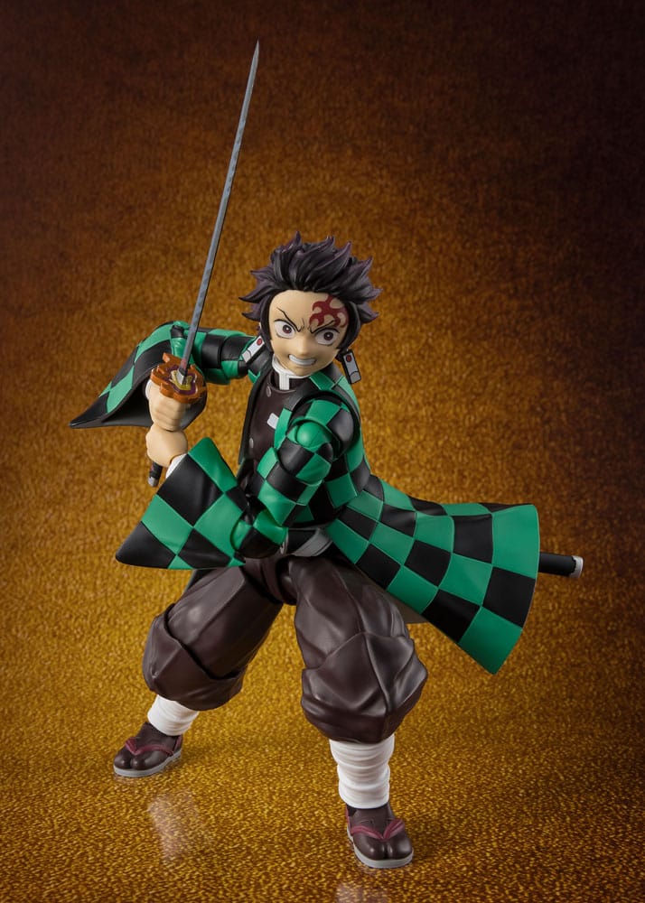 Demon Slayer: Kimetsu no Yaiba S.H.Figuarts Action Figur Tanjiro Kamado – Den Slutliga Striden i Infinity Castle 14 cm Bandai Tamashii Nations