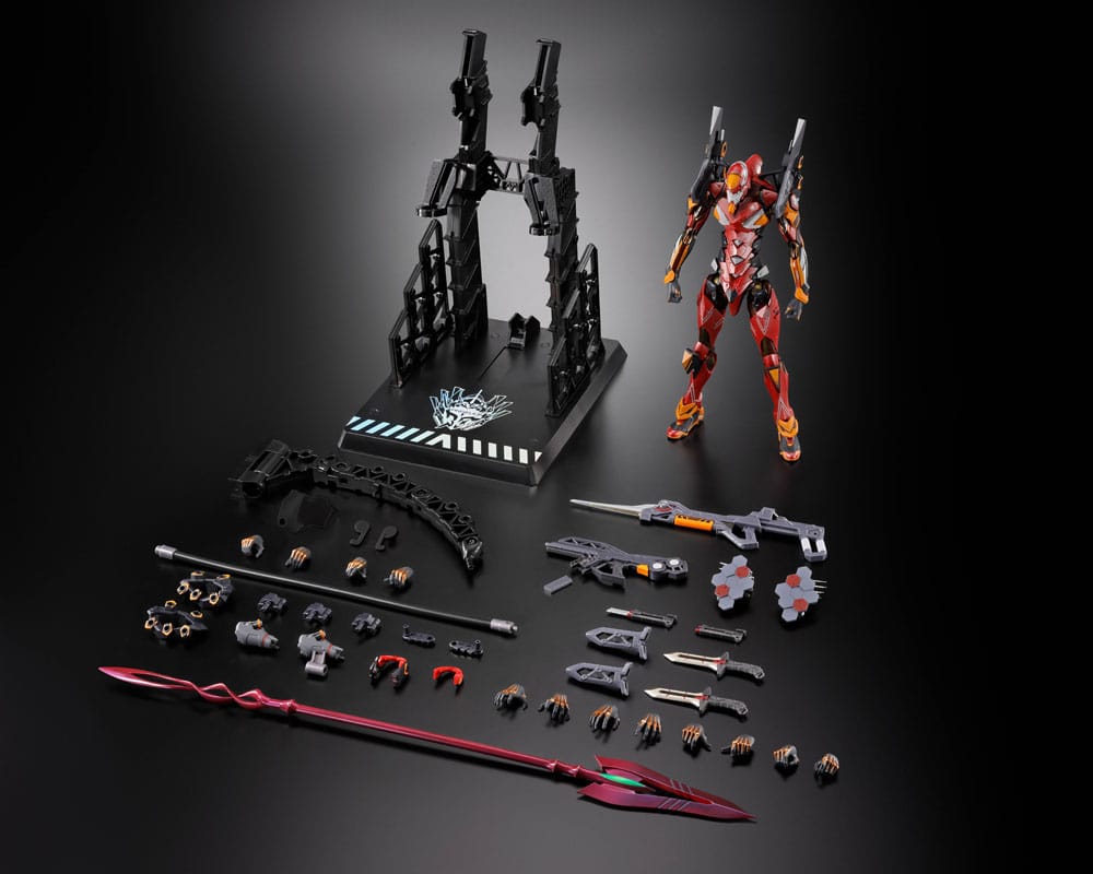 Neon Genesis Evangelion Metal Build Action Figur Eva Production Model-02 30th med Spear of Cassius - 22 cm Bandai Tamashii Nations