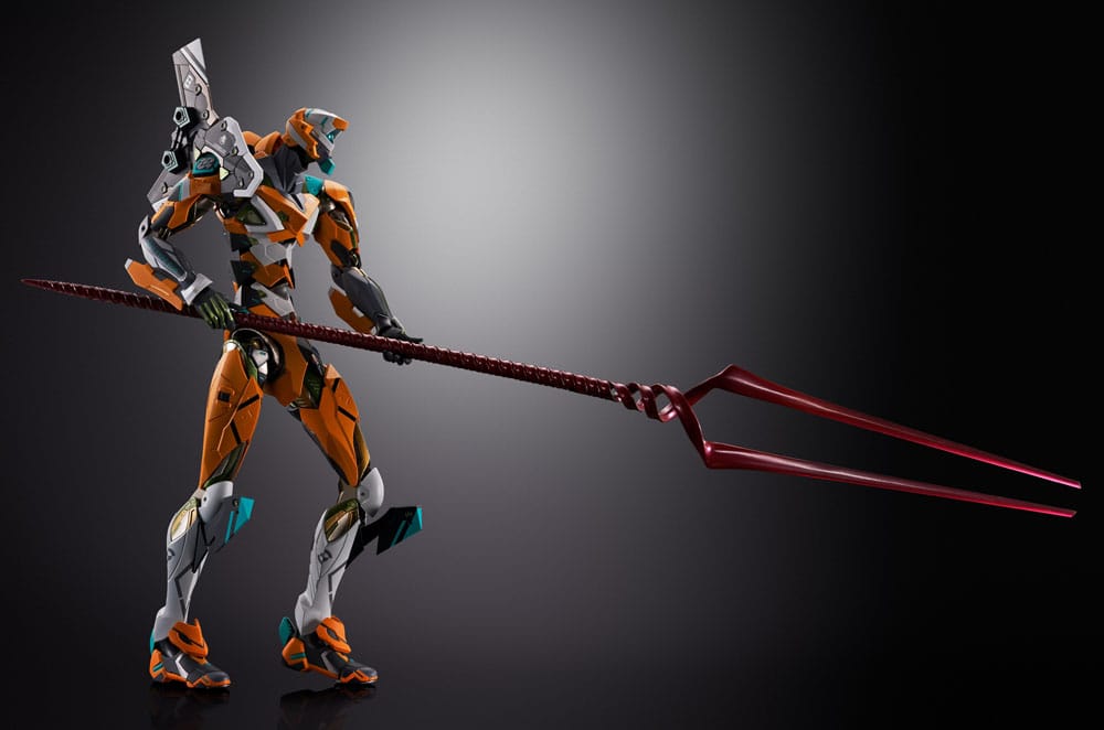 Neon Genesis Evangelion Metal Build Action Figur Eva Test Type-00/00 30th med Spjutet av Longinus 22 cm Bandai Tamashii Nations