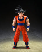 Dragon Ball Z S.H.Figuarts Action Figur Son Goku (Den Godhjärtade Saiyanen) 14 cm Bandai Tamashii Nations