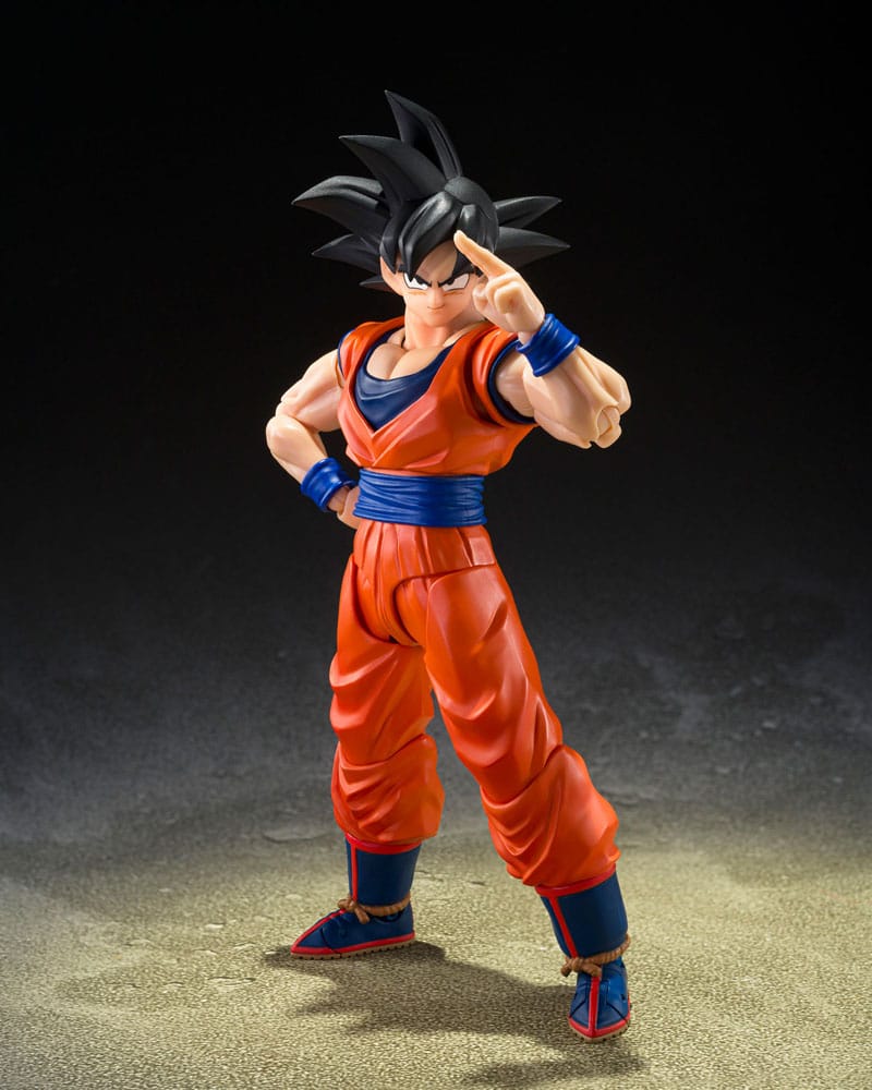 Dragon Ball Z S.H.Figuarts Action Figur Son Goku (Den Godhjärtade Saiyanen) 14 cm Bandai Tamashii Nations