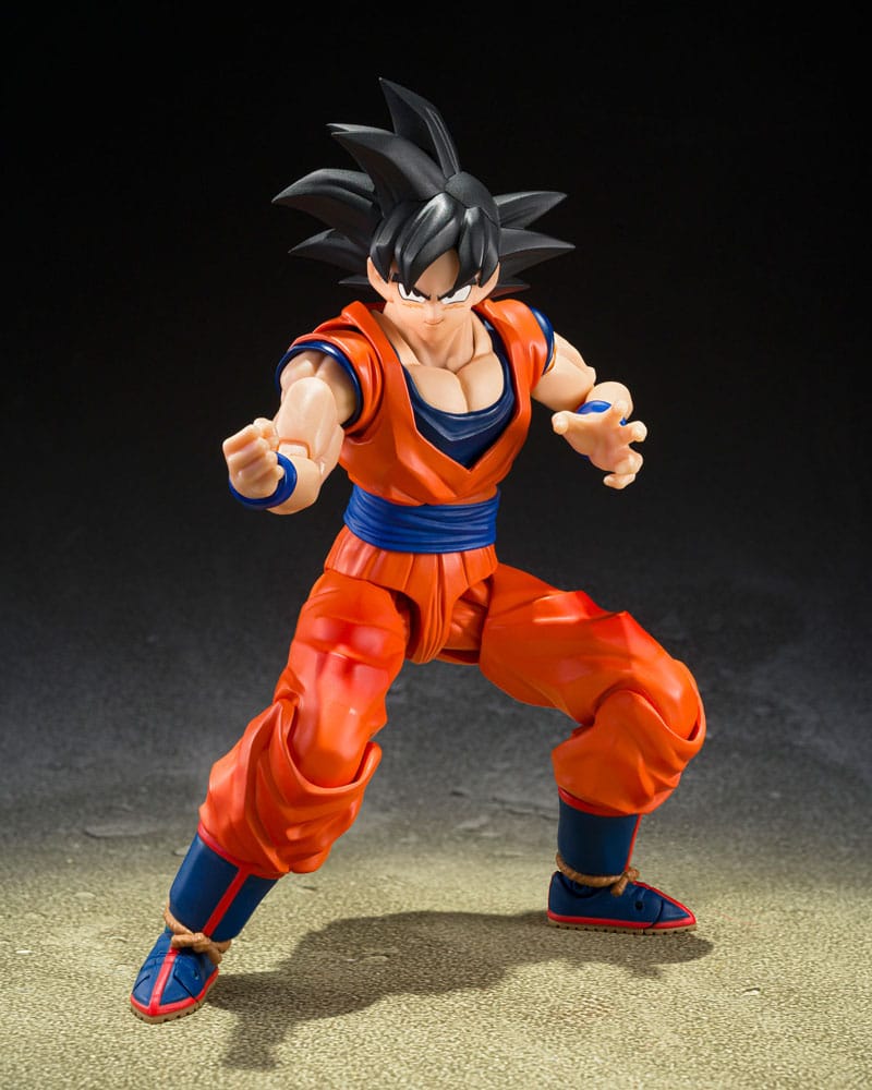 Dragon Ball Z S.H.Figuarts Action Figur Son Goku (Den Godhjärtade Saiyanen) 14 cm Bandai Tamashii Nations