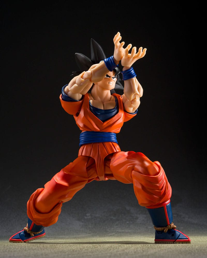 Dragon Ball Z S.H.Figuarts Action Figur Son Goku (Den Godhjärtade Saiyanen) 14 cm Bandai Tamashii Nations