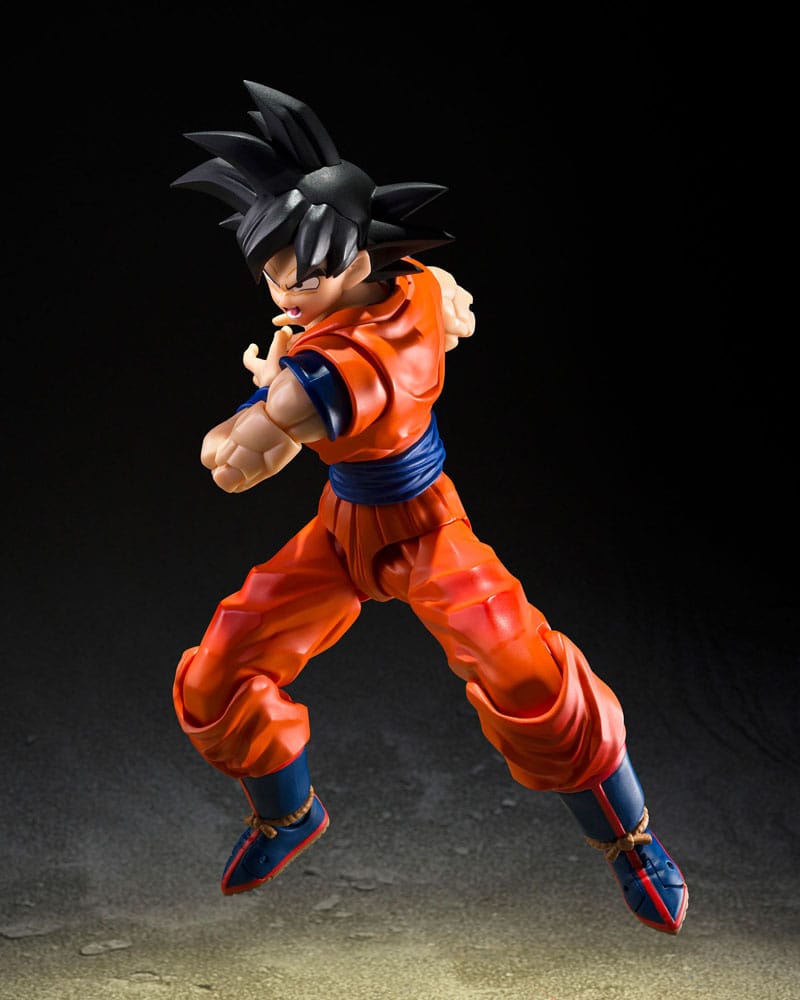 Dragon Ball Z S.H.Figuarts Action Figur Son Goku (Den Godhjärtade Saiyanen) 14 cm Bandai Tamashii Nations