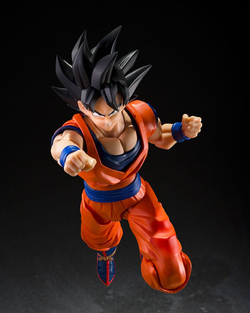 Dragon Ball Z S.H.Figuarts Action Figur Son Goku (Den Godhjärtade Saiyanen) 14 cm Bandai Tamashii Nations