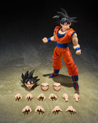 Dragon Ball Z S.H.Figuarts Action Figur Son Goku (Den Godhjärtade Saiyanen) 14 cm Bandai Tamashii Nations