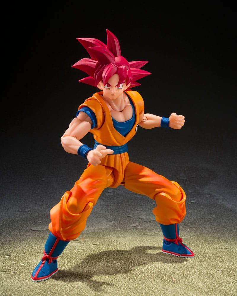 Dragon Ball Super S.H.Figuarts Actionfigur Super Saiyan God Son Goku (Gud Aura) 15 cm Bandai Tamashii Nations
