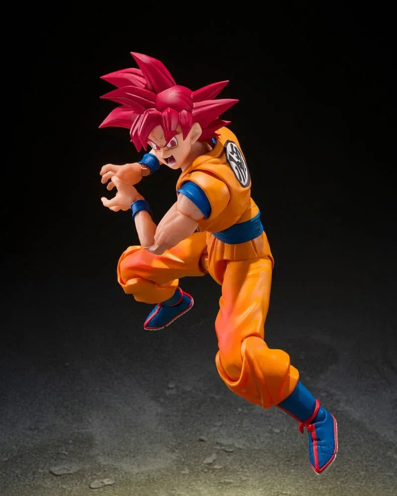 Dragon Ball Super S.H.Figuarts Actionfigur Super Saiyan God Son Goku (Gud Aura) 15 cm Bandai Tamashii Nations