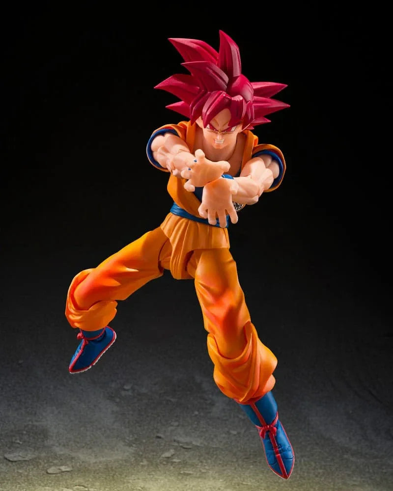 Dragon Ball Super S.H.Figuarts Actionfigur Super Saiyan God Son Goku (Gud Aura) 15 cm Bandai Tamashii Nations