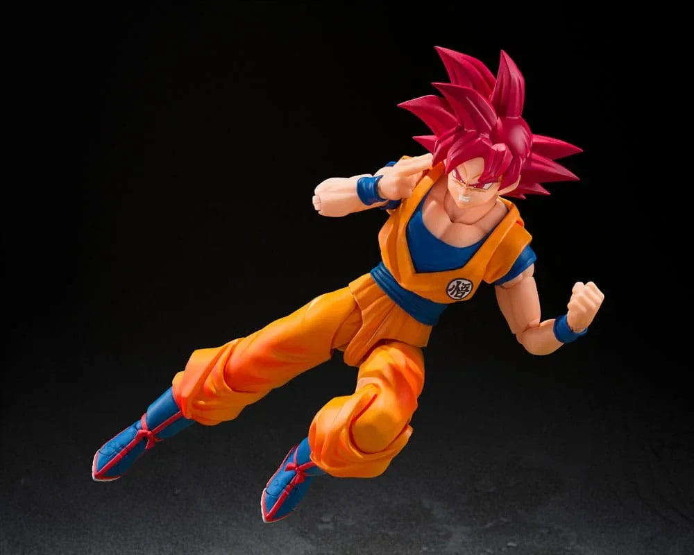 Dragon Ball Super S.H.Figuarts Actionfigur Super Saiyan God Son Goku (Gud Aura) 15 cm Bandai Tamashii Nations