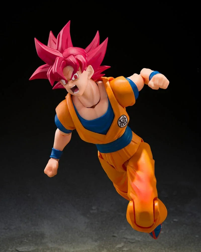 Dragon Ball Super S.H.Figuarts Actionfigur Super Saiyan God Son Goku (Gud Aura) 15 cm Bandai Tamashii Nations