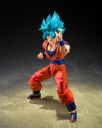 Dragon Ball Super S.H.Figuarts Action Figur Super Saiyan God Super Son Guko (Blå kraft som överträffar gränser) 15 cm Bandai Tamashii Nations