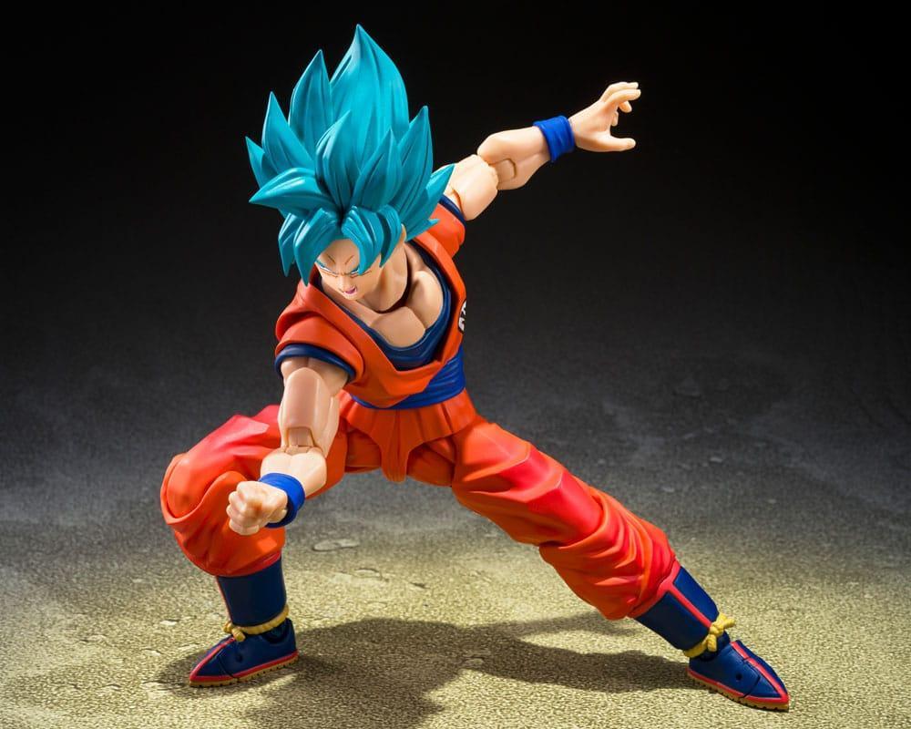 Dragon Ball Super S.H.Figuarts Action Figur Super Saiyan God Super Son Guko (Blå kraft som överträffar gränser) 15 cm Bandai Tamashii Nations