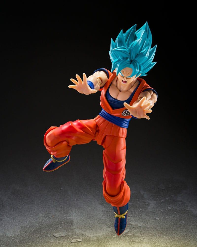 Dragon Ball Super S.H.Figuarts Action Figur Super Saiyan God Super Son Guko (Blå kraft som överträffar gränser) 15 cm Bandai Tamashii Nations