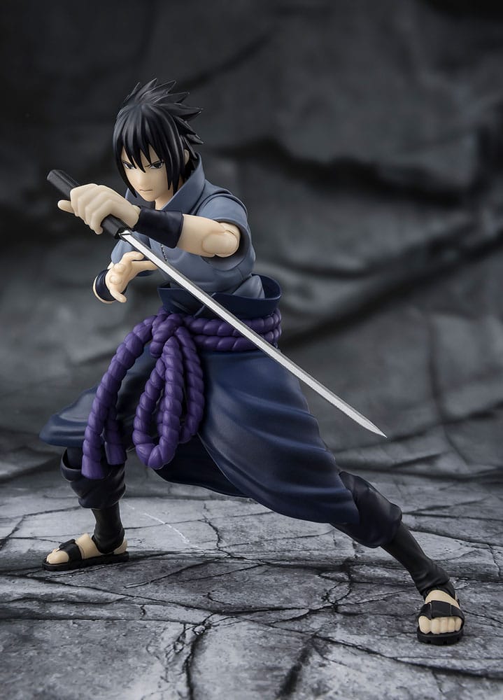 Naruto S.H.Figuarts Action Figur Sasuke Uchiha Solitary Shinobi 15 cm