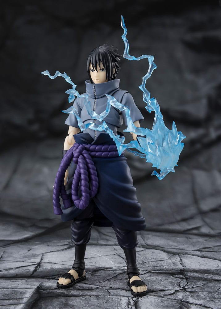 Naruto S.H.Figuarts Action Figur Sasuke Uchiha Ensam Shinobi 15 cm Bandai Tamashii Nations