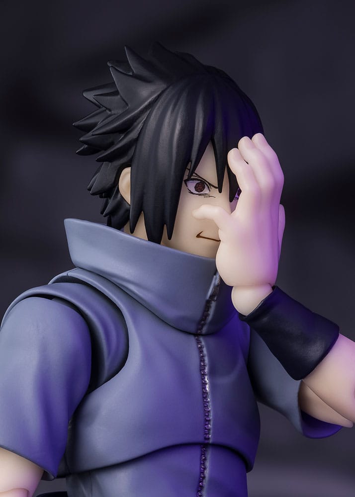 Naruto S.H.Figuarts Action Figur Sasuke Uchiha Ensam Shinobi 15 cm Bandai Tamashii Nations