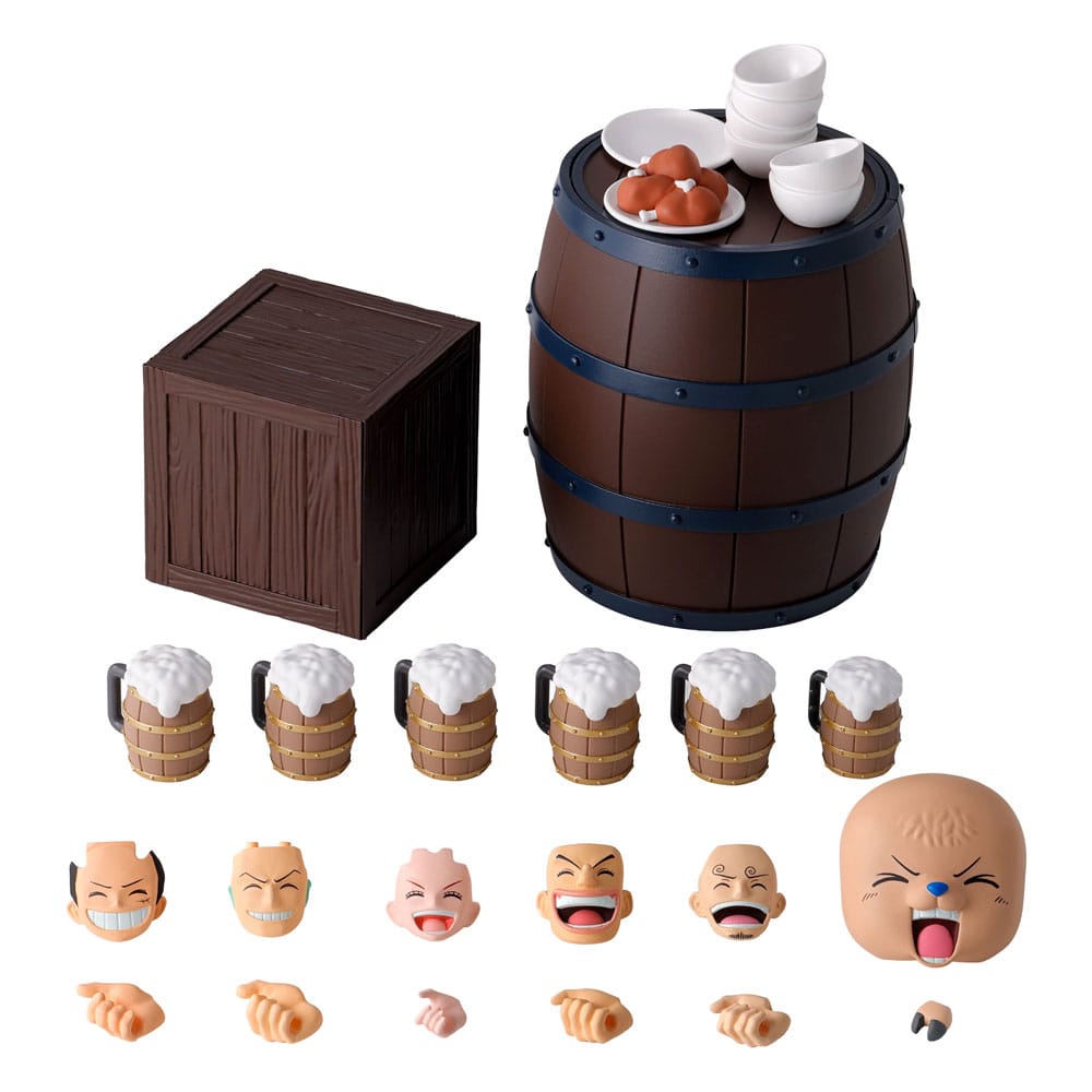 One Piece S.H. Figuarts Tillbehörsset - Straw Hat Crew Party Set Bandai Tamashii Nations