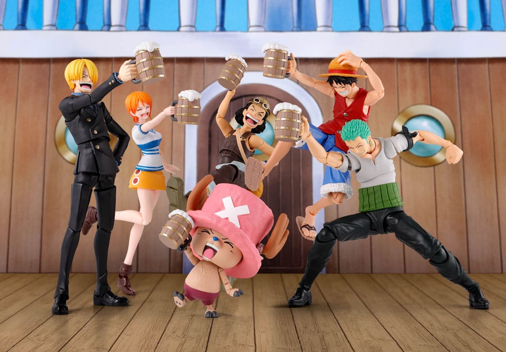 One Piece S.H. Figuarts Tillbehörsset - Straw Hat Crew Party Set Bandai Tamashii Nations
