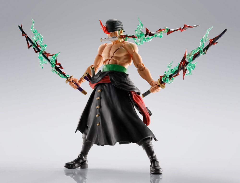 One Piece S.H.Figuarts Action Figur Roronoa Zoro The King of Hell 15 cm Bandai Tamashii Nations