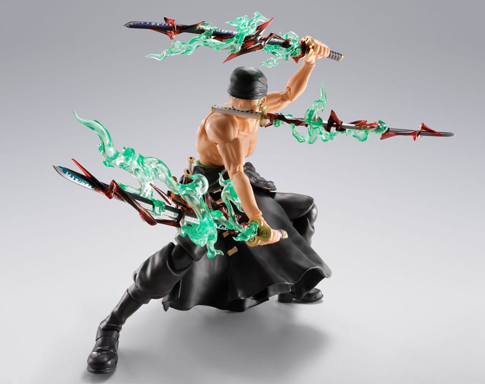 One Piece S.H.Figuarts Action Figur Roronoa Zoro The King of Hell 15 cm Bandai Tamashii Nations
