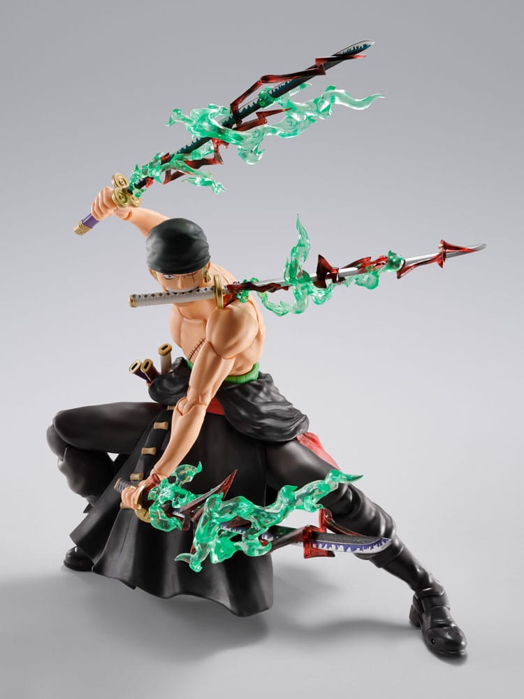 One Piece S.H.Figuarts Action Figur Roronoa Zoro The King of Hell 15 cm Bandai Tamashii Nations