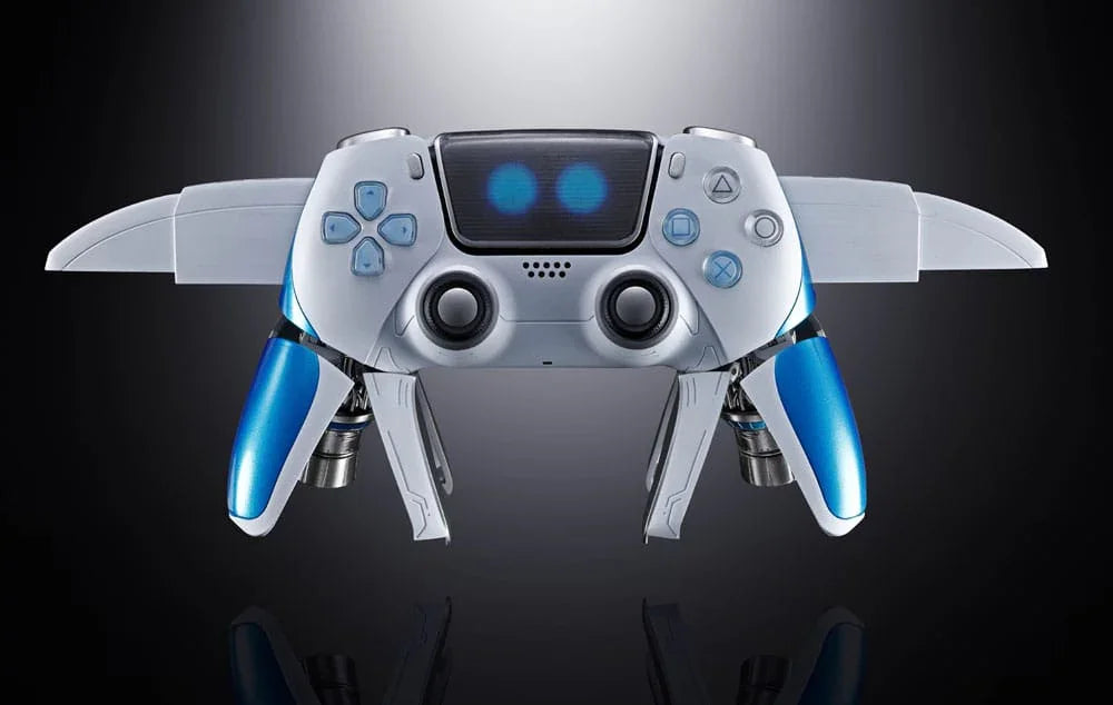 Astro Bot Chogokin Action Figur Astro Bot & Dual Speeder Bandai Tamashii Nations